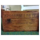 Vintage wooden shipping crates