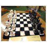 Large chess set and Monopoly