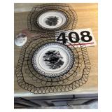 Decorative bird plates, Mary Carol collection