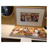 Red Hat picture - 24 x 34 and puzzle picture - 16