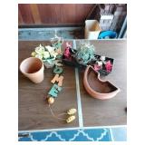 Outdoor decor and pots