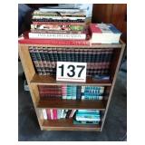 Variety of books, Encyclopedia, with case