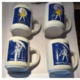 4 Morton salt cups