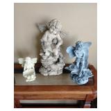 Cherub Angel and fairy statues