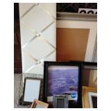 Empty picture frames