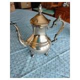 Vintage silver plated coffee pot