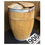 Wood barrel, honey and horse hound drops 18 1/2