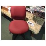 Metal side table and computer chair