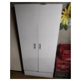 Metal cabinet with contents - 66T x 30W x 15.5D