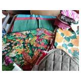 Placemats,  pot holders,  table clothes