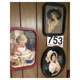 Coca-Cola tins 2and 1 Christmas greetings tin