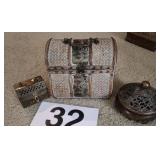 Copper, resin and metal boxes