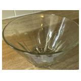 Large edge glass bowl