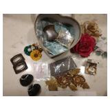 Hair decor, Mickey Mouse clock and misc