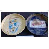Olympia beer and Hamms trays