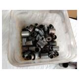 Plastic box of sockets