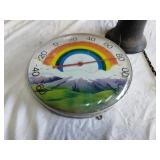 Bell and thermometer