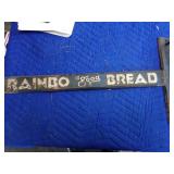 Rainbow bread metal door push