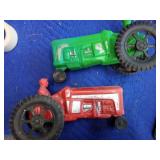 Vintage toy farm tractors