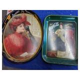 Coca cola serving trays