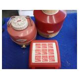 Coca cola lunchbox and 2 picnic jugs