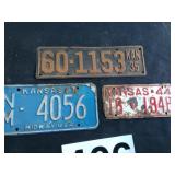 Vintage license plates