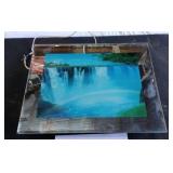 Lighted motion waterfall wall decor - needs bulb
