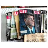 JFK magazines and newspaper