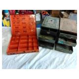 Small metal drawers