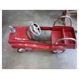 Fire and rescue pedal car