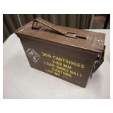 300 CARTRIDGES 7.62MM, 1966, WITH AMMO BOX,...
