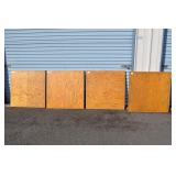 Four Square Wooden Table Tops 36" Square X 1 1/2"
