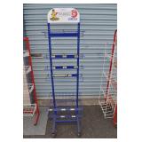 Rolling Snack Rack, Planters And Life Savers, Blue