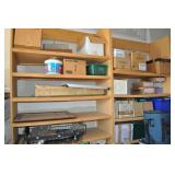 Two Pressboard Wooden Shelves