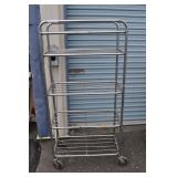 Speed Rack On Casters, 5 Shelves, 66x33x17