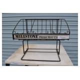 Bagged Coffee Rack, Metal, Black 19" X 12" X 15"