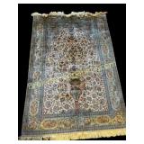 Semi-antique Silk Prayer Rug
