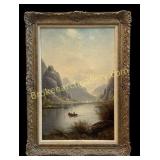Landscape with Mountain Lake, Nils H. Christiansen