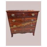 Mahogany Four-Drawer Chest