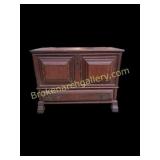 Continental Oak Dowry Chest with Drawer