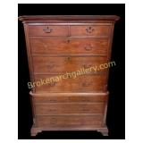 Georgian Mahogany Chest-on-Chest