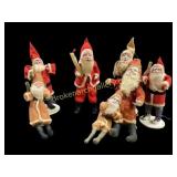 Vintage Santa Figures, Ornaments