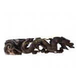 Carved Wooden Dragon Sculpture