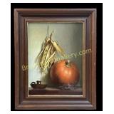 Still Life with Corn and Pumpkin, D. Jeffrey Mims