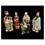 Five Chinese Porcelain Figures