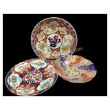 Three Pieces Imari Porcelain