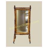 William IV Carved Mahogany Cheval Mirror