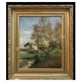 Scandinavian Landscape with House, H. Strandberg