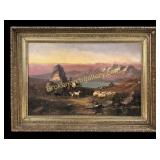 Sweeping Highland Landscape Painting