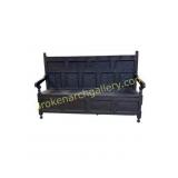 Jacobean Carved Loft top Settee
